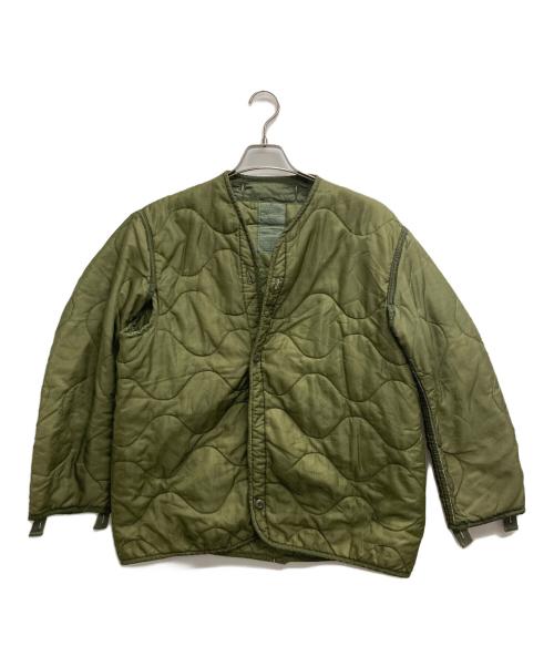 US ARMY（ユーエスアーミー）US ARMY (ユーエスアーミー) M-65キルティングライナージャケット オリーブ サイズ:Mの古着・服飾アイテム