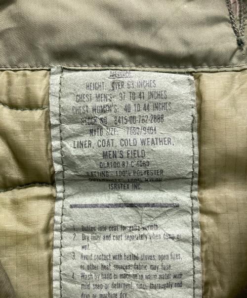 US ARMY（ユーエスアーミー）US ARMY (ユーエスアーミー) M-65キルティングライナージャケット オリーブ サイズ:Mの古着・服飾アイテム