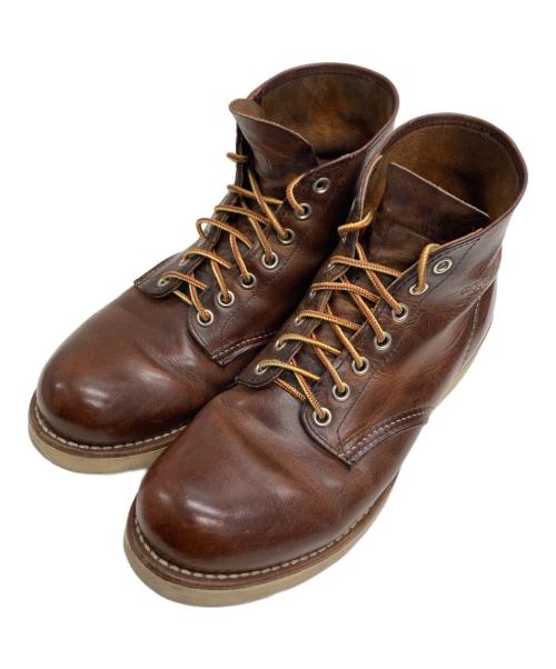 RED WING（レッドウィング）RED WING (レッドウィング) 6-INCH CLASSIC ROUND　（6インチ　クラシック　ラウンド） ブラウン サイズ:７Dの古着・服飾アイテム