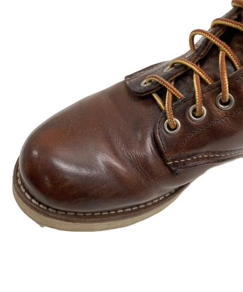 RED WING（レッドウィング）RED WING (レッドウィング) 6-INCH CLASSIC ROUND　（6インチ　クラシック　ラウンド） ブラウン サイズ:７Dの古着・服飾アイテム