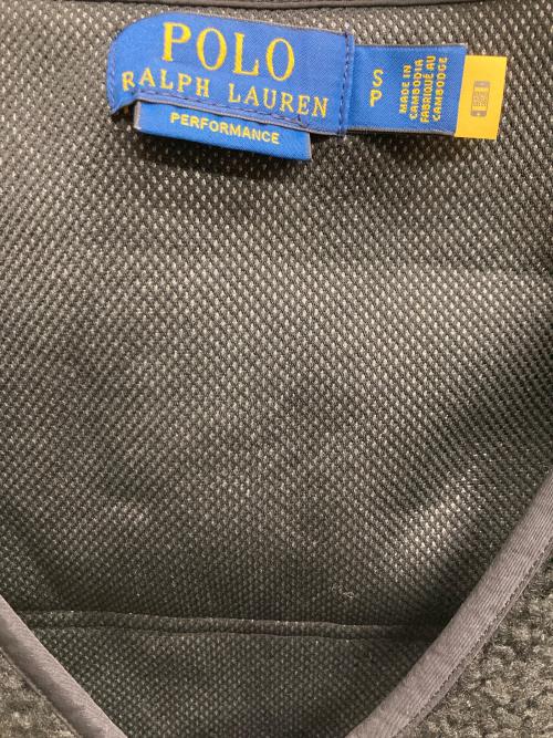 POLO RALPH LAUREN（ポロ・ラルフローレン）POLO RALPH LAUREN (ポロ・ラルフローレン) ウィンドブロッキングハイブリッドベスト ブラック サイズ:Sの古着・服飾アイテム