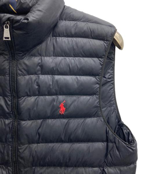 POLO RALPH LAUREN（ポロ・ラルフローレン）POLO RALPH LAUREN (ポロ・ラルフローレン) 中綿ベスト ブラック サイズ:Ｓの古着・服飾アイテム