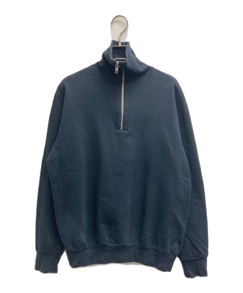 agnes b homme（アニエスベーオム）agnes b homme (アニエスベーオム) ハーフジップスウェット ネイビー サイズ:1の古着・服飾アイテム