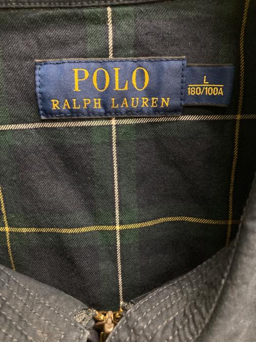 POLO RALPH LAUREN（ポロ・ラルフローレン）POLO RALPH LAUREN (ポロ・ラルフローレン) スイングトップ ネイビー サイズ:Lの古着・服飾アイテム