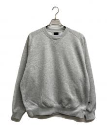 DAIWA PIER39（ダイワ ピア39）の古着「TECH SWEAT CREW FREEDOM SLEEVE（テック　スウェット　クルー　フリーダム　スリーブ）」｜グレー