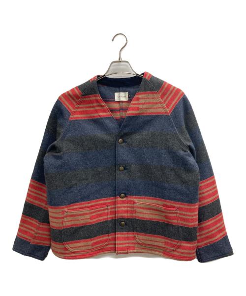 CAL O LINE（キャルオーライン）CAL O LINE (キャルオーライン) ウールジャケット ネイビー サイズ:Mの古着・服飾アイテム