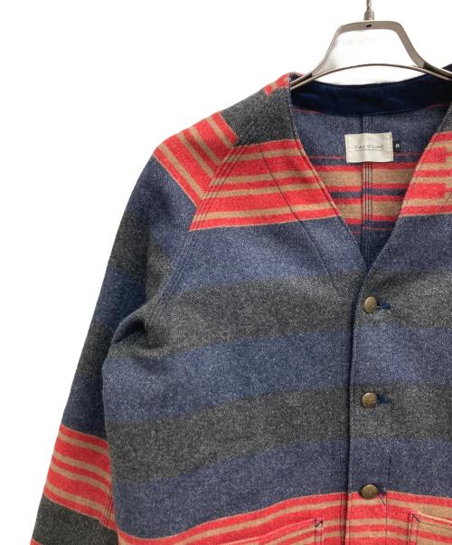 CAL O LINE（キャルオーライン）CAL O LINE (キャルオーライン) ウールジャケット ネイビー サイズ:Mの古着・服飾アイテム