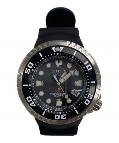 CITIZEN ダイバーズウォッチ ブラック/ブルー 中古・古着通販】CITIZEN (シチズン) ダイバーズウォッチ ブラック