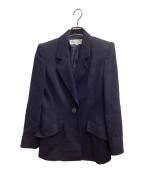 Yves Saint Laurentイヴサンローラン）の古着「1Bジャケット」｜ネイビー
