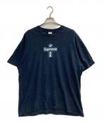SUPREMEシュプリーム）の古着「Supreme Cross Box Logo TEE」｜ネイビー