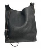 TOKYO LEATHER FACTORYトウキョウ レザー ファクトリー）の古着「レザーショルダーバッグ」｜ブラック
