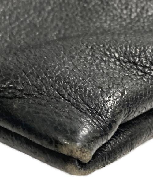TOKYO LEATHER FACTORY（トウキョウ レザー ファクトリー）tokyo leather factory (トウキョウ レザー ファクトリー) レザーショルダーバッグ ブラックの古着・服飾アイテム
