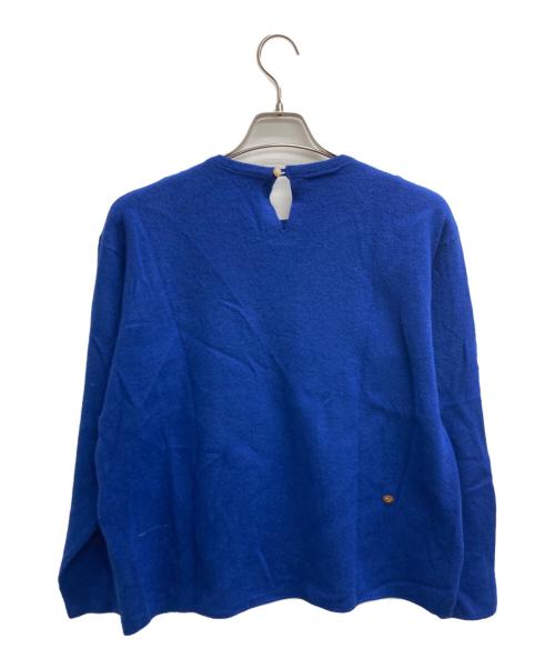 45R（フォーティファイブ・アール）45R (フォーティファイブ・アール) フロート縮絨deレースTシャツ ブルー サイズ:表記無し（実寸サイズをご参照下さい）の古着・服飾アイテム