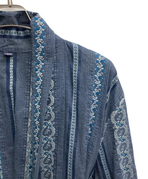 45R（フォーティファイブ・アール）45R (フォーティファイブ・アール) フラワージャカードのハッピィロング ネイビー サイズ:表記なしの古着・服飾アイテム