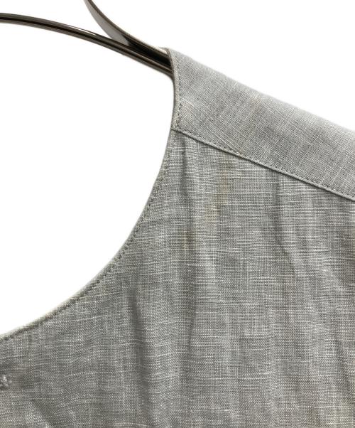 nestrobe confect（ネストローブ コンフェクト）nestrobe confect (ネストローブ コンフェクト) リネンクルーネックベスト グレー サイズ:４の古着・服飾アイテム