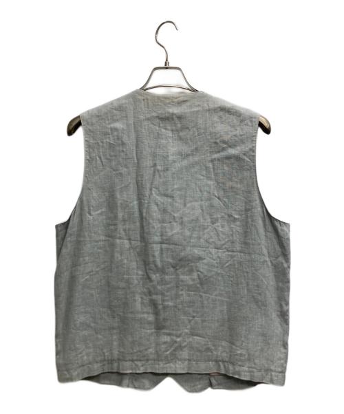 nestrobe confect（ネストローブ コンフェクト）nestrobe confect (ネストローブ コンフェクト) リネンクルーネックベスト グレー サイズ:４の古着・服飾アイテム