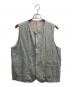nestrobe confect（ネストローブ コンフェクト）の古着「リネンクルーネックベスト」｜グレー