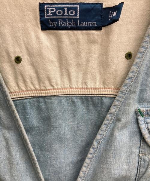 POLO RALPH LAUREN（ポロ・ラルフローレン）POLO RALPH LAUREN (ポロ・ラルフローレン) フィッシングベスト インディゴ サイズ:Mの古着・服飾アイテム