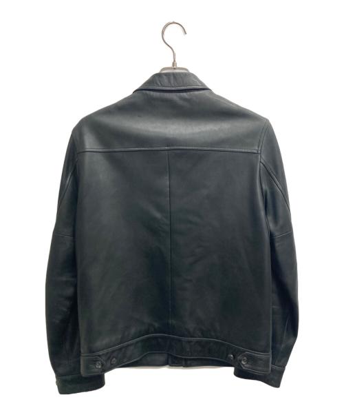 POLO RALPH LAUREN（ポロ・ラルフローレン）POLO RALPH LAUREN (ポロ・ラルフローレン) レザースイングトップ ブラック サイズ:Mの古着・服飾アイテム