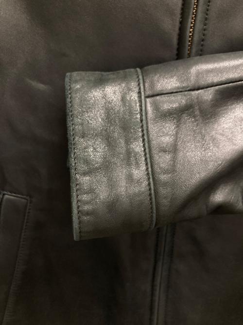 POLO RALPH LAUREN（ポロ・ラルフローレン）POLO RALPH LAUREN (ポロ・ラルフローレン) レザースイングトップ ブラック サイズ:Mの古着・服飾アイテム