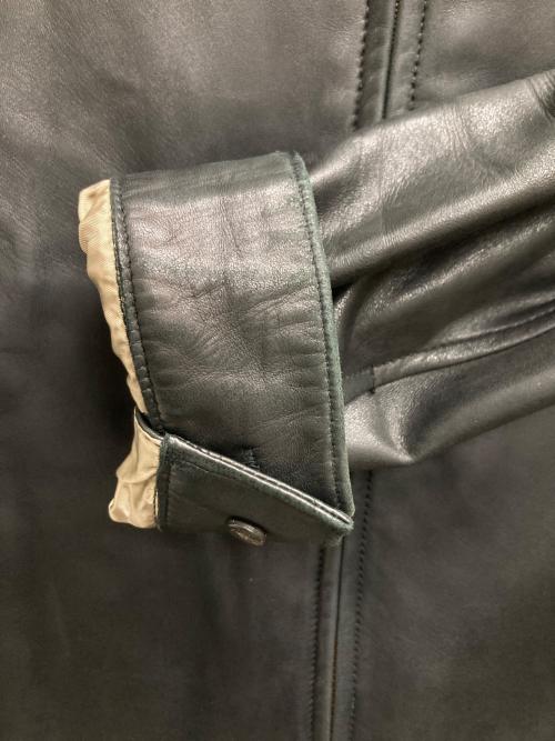 POLO RALPH LAUREN（ポロ・ラルフローレン）POLO RALPH LAUREN (ポロ・ラルフローレン) レザースイングトップ ブラック サイズ:Mの古着・服飾アイテム