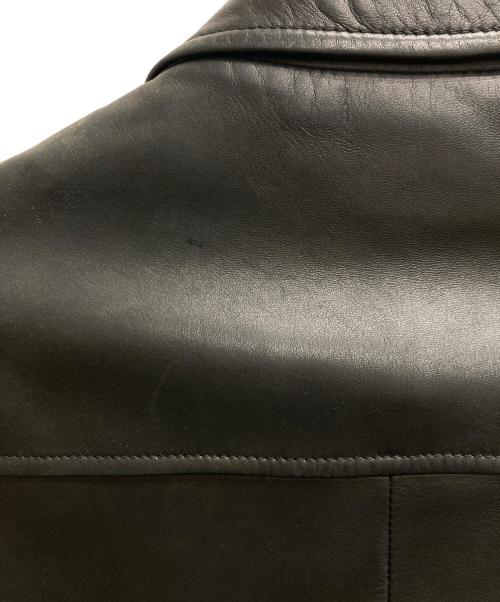 POLO RALPH LAUREN（ポロ・ラルフローレン）POLO RALPH LAUREN (ポロ・ラルフローレン) レザースイングトップ ブラック サイズ:Mの古着・服飾アイテム