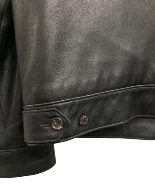 POLO RALPH LAUREN（ポロ・ラルフローレン）POLO RALPH LAUREN (ポロ・ラルフローレン) レザースイングトップ ブラック サイズ:Mの古着・服飾アイテム