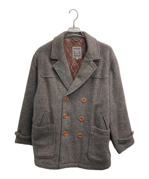 Christian Dior MONSIEUR（クリスチャンディオールムッシュ）Christian Dior MONSIEUR (クリスチャンディオールムッシュ) ウールダブルコート ベージュ サイズ:Mの古着・服飾アイテム