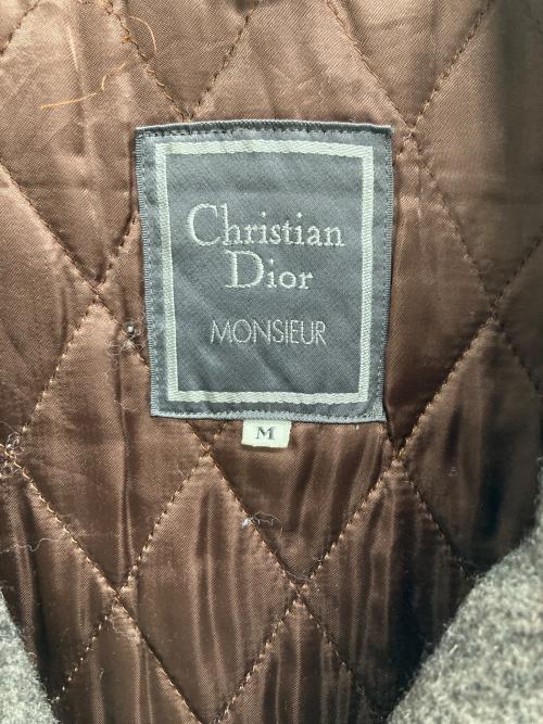 Christian Dior MONSIEUR（クリスチャンディオールムッシュ）Christian Dior MONSIEUR (クリスチャンディオールムッシュ) ウールダブルコート ベージュ サイズ:Mの古着・服飾アイテム