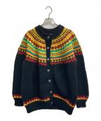 DALE OF NORWAYダーレ オブ ノルウェイ）の古着「ニットカーディガン」｜ブラック