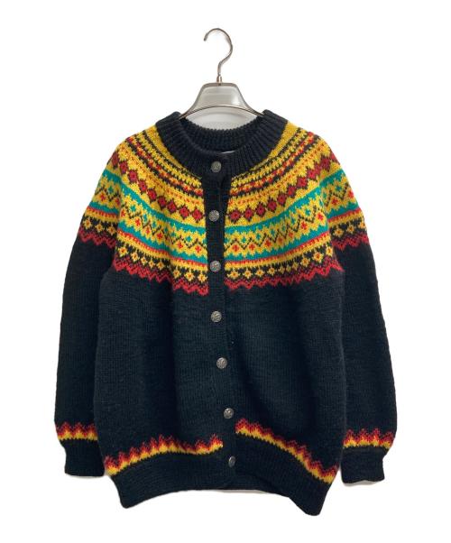 DALE OF NORWAY（ダーレ オブ ノルウェイ）DALE OF NORWAY (ダーレ オブ ノルウェイ) ニットカーディガン ブラック サイズ:Mの古着・服飾アイテム