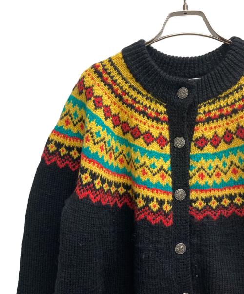 DALE OF NORWAY（ダーレ オブ ノルウェイ）DALE OF NORWAY (ダーレ オブ ノルウェイ) ニットカーディガン ブラック サイズ:Mの古着・服飾アイテム
