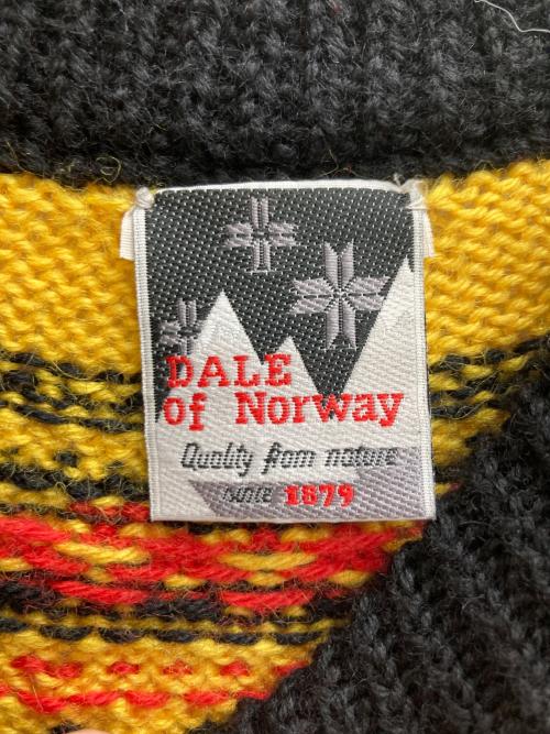 DALE OF NORWAY（ダーレ オブ ノルウェイ）DALE OF NORWAY (ダーレ オブ ノルウェイ) ニットカーディガン ブラック サイズ:Mの古着・服飾アイテム