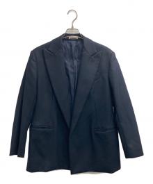 AURALEE（オーラリー）の古着「LIGHT MELTON DOUBLE-BREASTED JACKET（ライト　メルトン　ライト　ライト　ブレステッド　ジャケット）」｜ネイビー