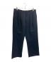 AURALEE（オーラリー）の古着「LIGHT MELTON WIDE SLACK（ライト　メルトン　ワイド　スラックス）」｜ネイビー