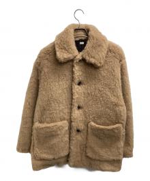 eL（エル）の古着「ボアブルゾン」｜ベージュ