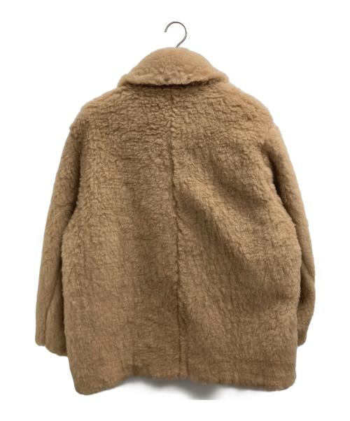 eL（エル）EL (エル) ボアブルゾン ベージュ サイズ:2 未使用品の古着・服飾アイテム