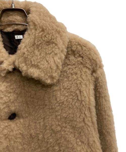 eL（エル）EL (エル) ボアブルゾン ベージュ サイズ:2 未使用品の古着・服飾アイテム