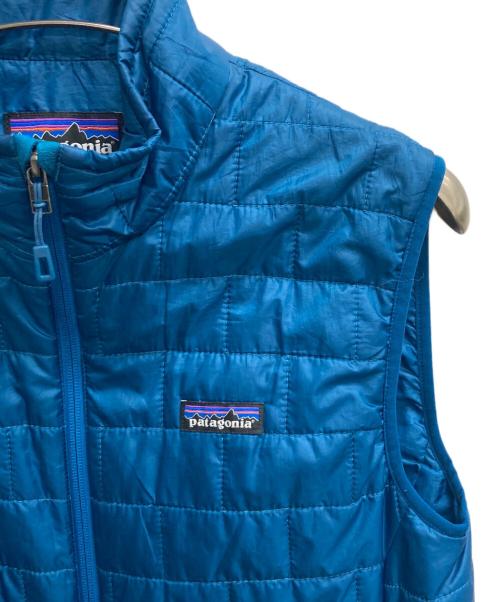 Patagonia（パタゴニア）Patagonia (パタゴニア) Nano Puff Vest（ナノ　パフ　ベスト） スカイブルー サイズ:Sの古着・服飾アイテム