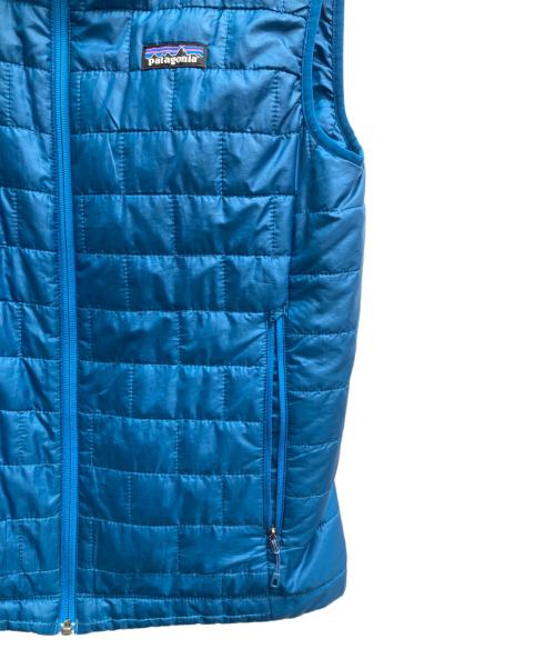 Patagonia（パタゴニア）Patagonia (パタゴニア) Nano Puff Vest（ナノ　パフ　ベスト） スカイブルー サイズ:Sの古着・服飾アイテム