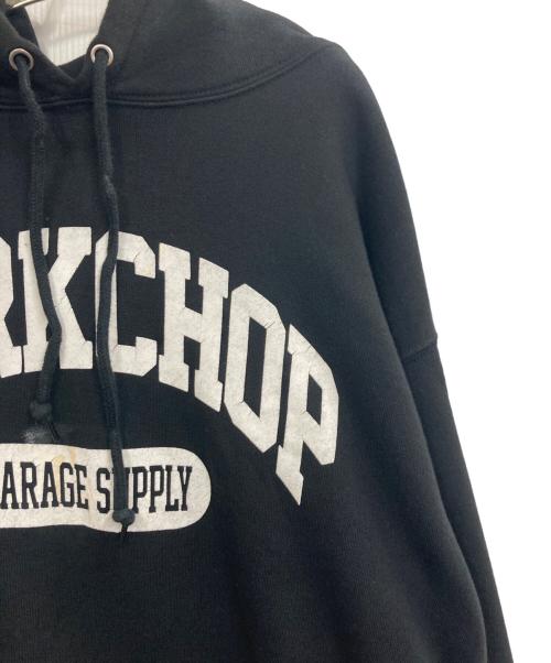 PorkChop（ポークチョップ）PORKCHOP (ポークチョップ) プリントパーカー ブラック サイズ:Lの古着・服飾アイテム