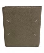 Maison Margielaメゾンマルジェラ）の古着「コンパクトウォレット」｜ベージュ