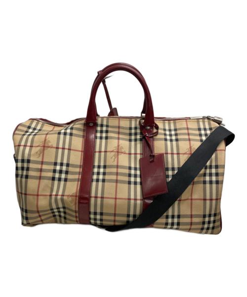 BURBERRY LONDON（バーバリーロンドン）BURBERRY LONDON (バーバリーロンドン) ボストンバッグ ベージュの古着・服飾アイテム