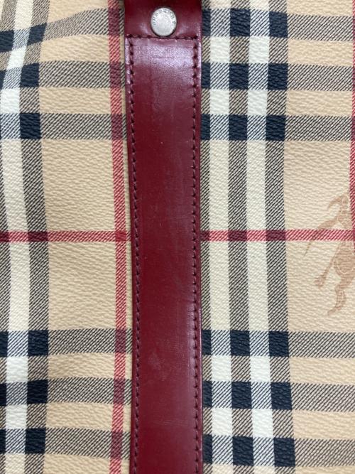 BURBERRY LONDON（バーバリーロンドン）BURBERRY LONDON (バーバリーロンドン) ボストンバッグ ベージュの古着・服飾アイテム