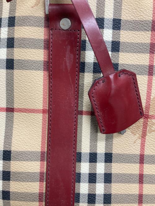 BURBERRY LONDON（バーバリーロンドン）BURBERRY LONDON (バーバリーロンドン) ボストンバッグ ベージュの古着・服飾アイテム