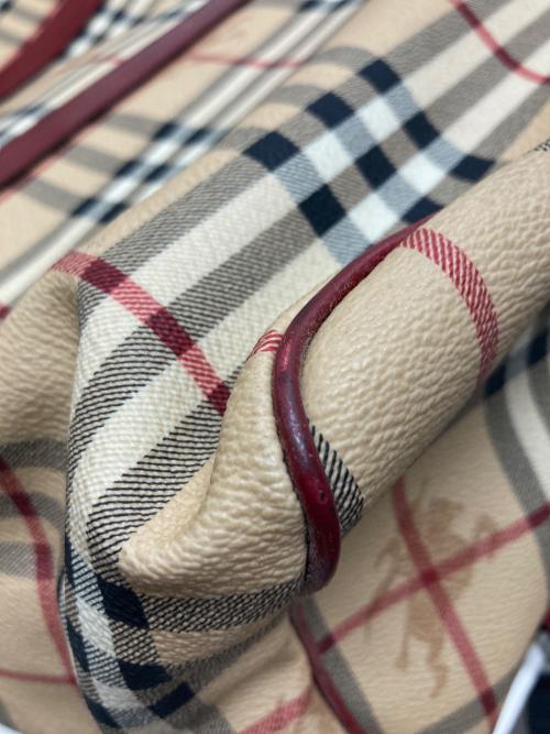 BURBERRY LONDON（バーバリーロンドン）BURBERRY LONDON (バーバリーロンドン) ボストンバッグ ベージュの古着・服飾アイテム