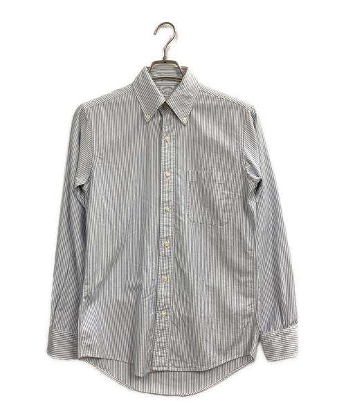 BROOKS BROTHERS（ブルックスブラザーズ）BROOKS BROTHERS (ブルックスブラザーズ) ストライプシャツ スカイブルー サイズ:記載なし（実寸サイズを参照ください）の古着・服飾アイテム