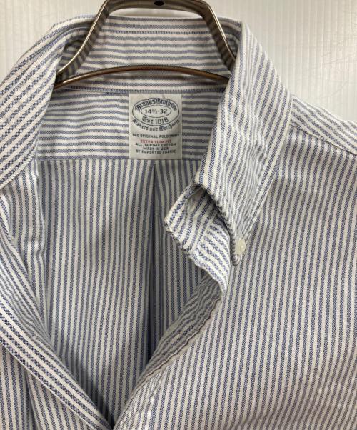 BROOKS BROTHERS（ブルックスブラザーズ）BROOKS BROTHERS (ブルックスブラザーズ) ストライプシャツ スカイブルー サイズ:記載なし（実寸サイズを参照ください）の古着・服飾アイテム