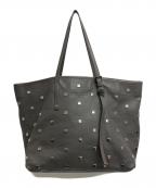 JIMMY CHOOジミーチュウ）の古着「レザートートバッグ」｜グレー