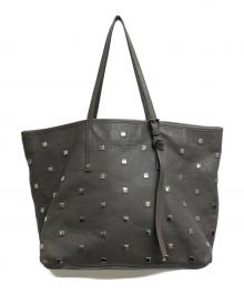 JIMMY CHOO（ジミーチュウ）の古着「レザートートバッグ」｜グレー